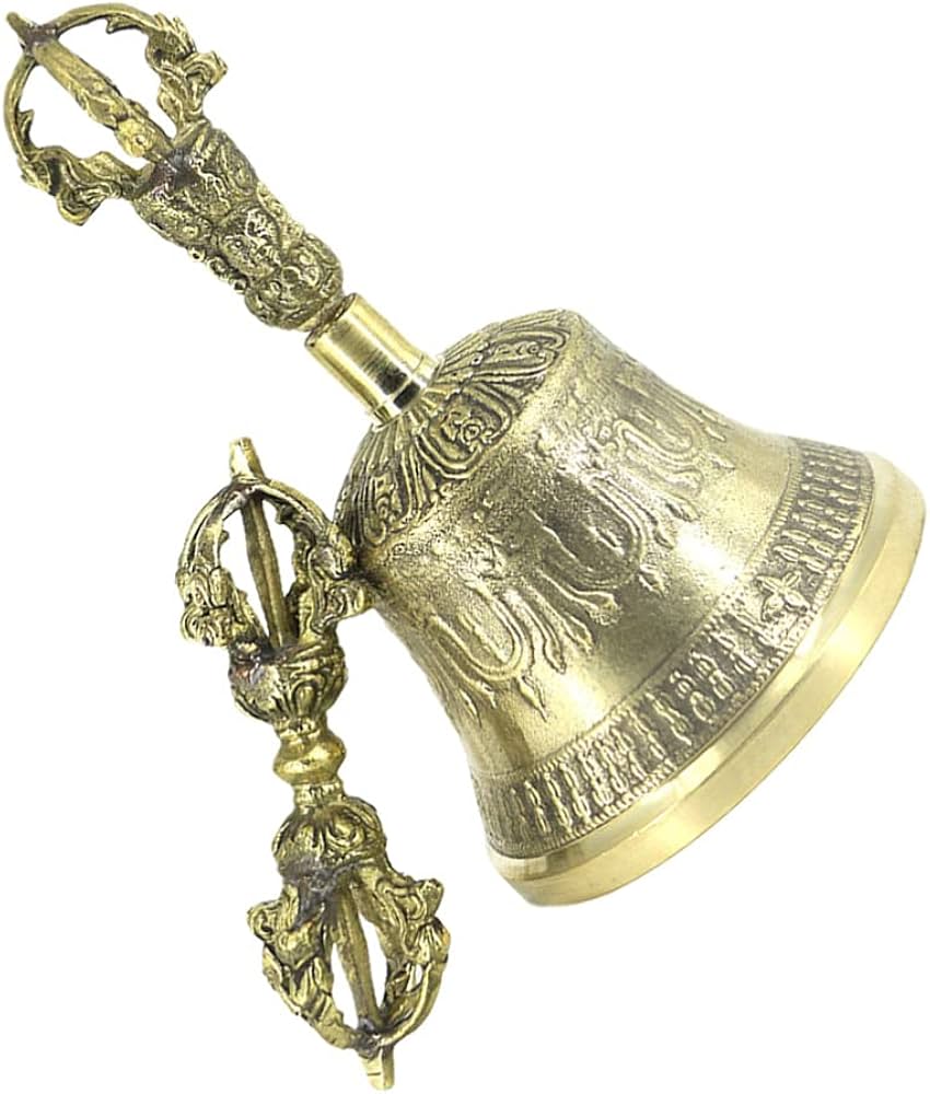 メーカー直売】 チベット仏教 ギャリン ベル 楽器 ライト 古道具